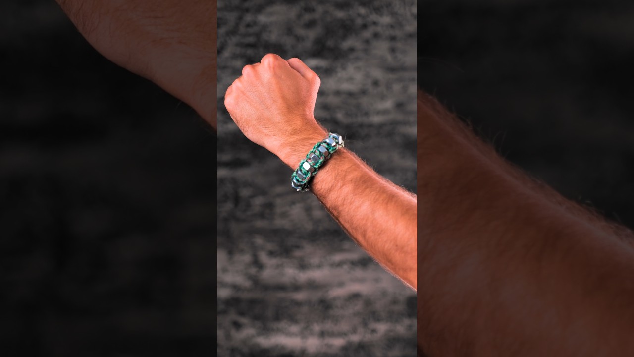 This DIY Bracelet Is Made from Hex Nuts And It Looks So Good🔥