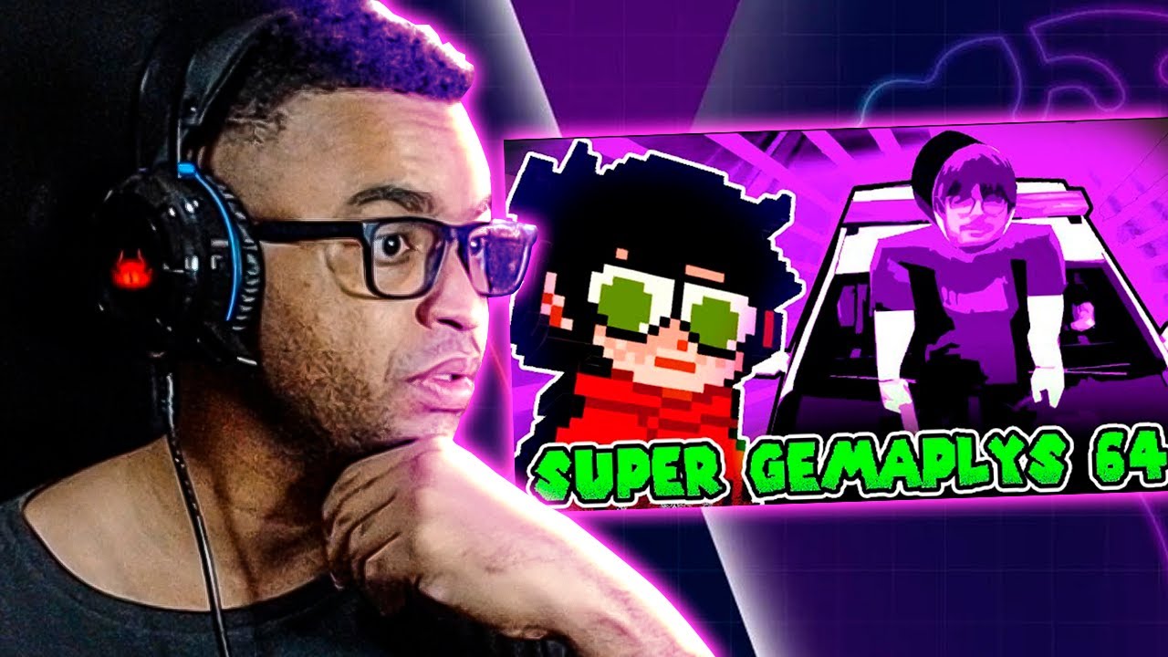 REACT | modifiquei jogos famosos pra me colocar neles - GEMAPLYS