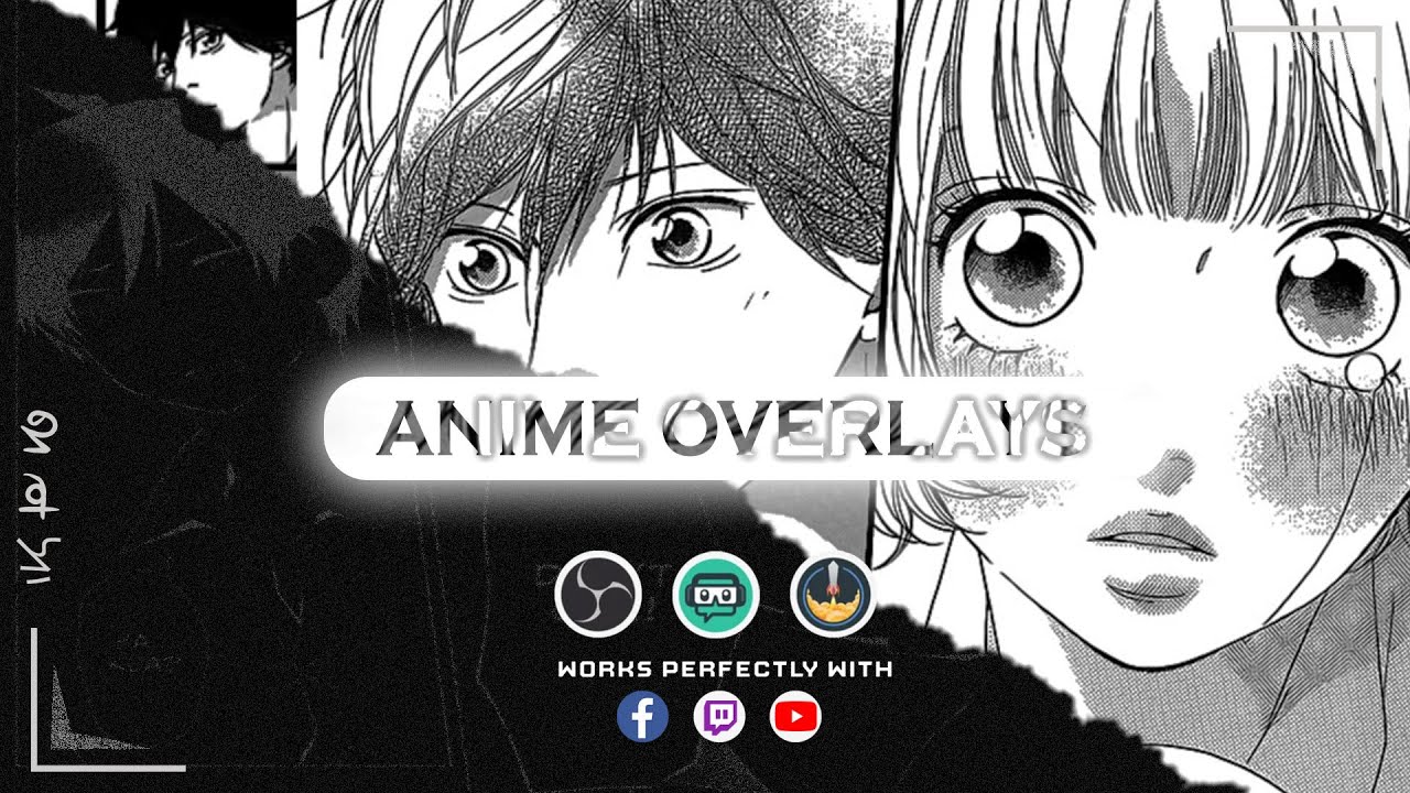 Animated Anime / Manga theme / full stream package / twitch streamers