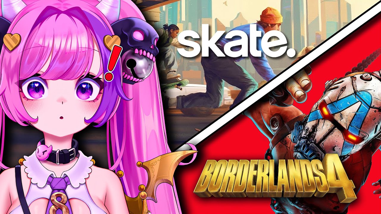 Ironmouse Plays Skate & Borderlands 4 with Vein Gang!