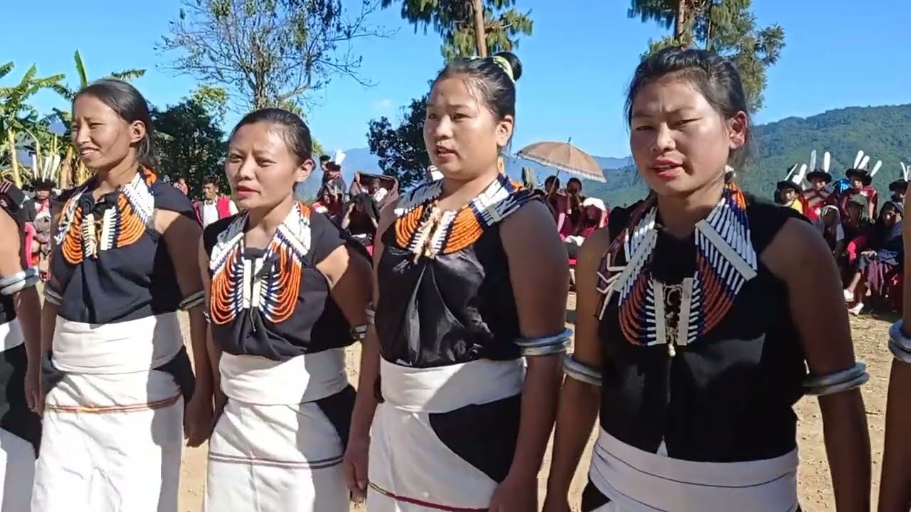 Women Folk Song by Mütsuphu Colony/Ruzazhomi Cultural Day on 17th Jan,2022.