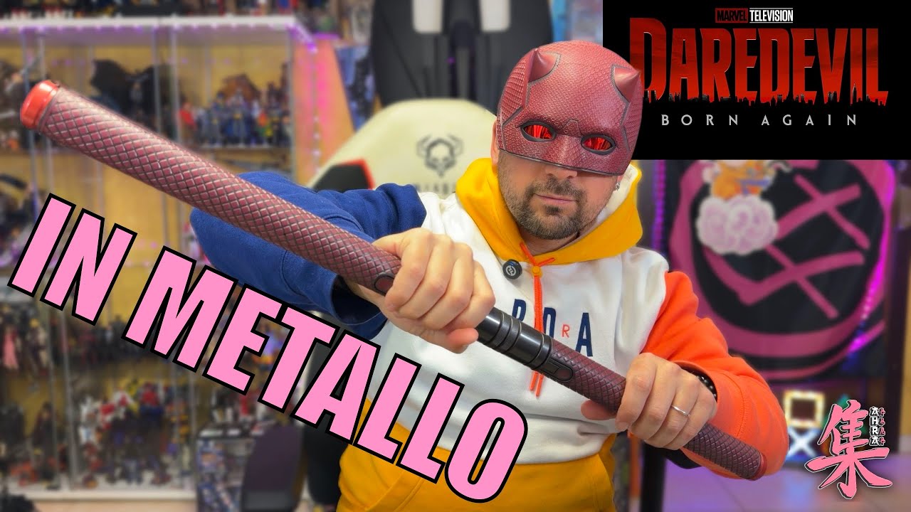 QUELLA VOLTA CHE SONO DIVENTATO DAREDEVIL - Marvel Legends Mask Billy Club Hasbro Replica Ufficiale