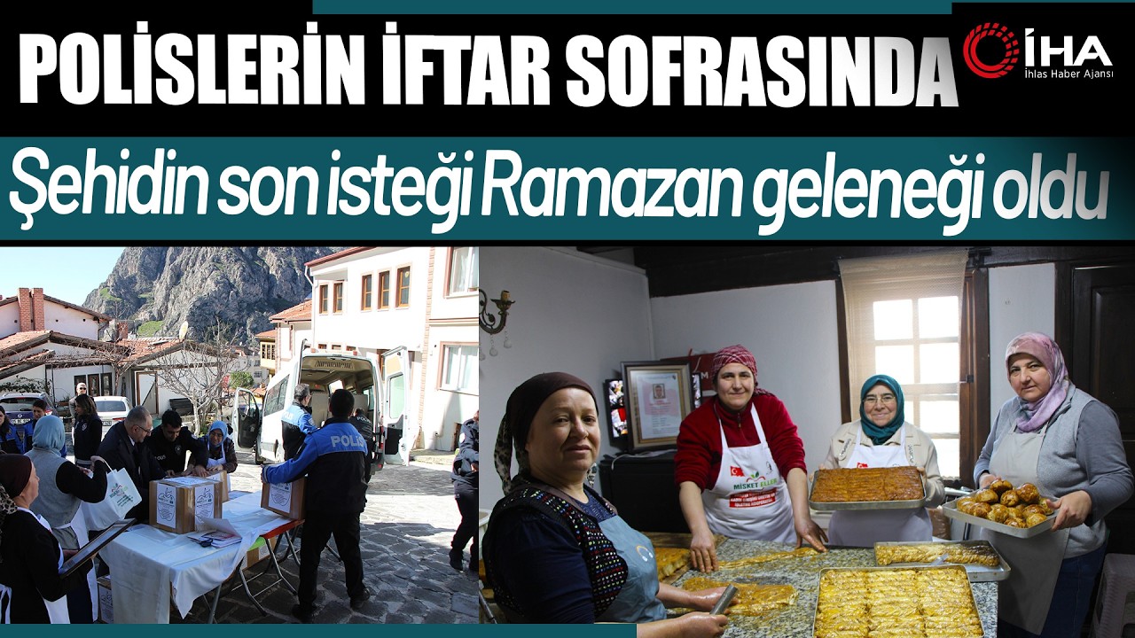 Şehit Polisin Yiyemediği Çörekler Silah Arkadaşlarına Gönderildi