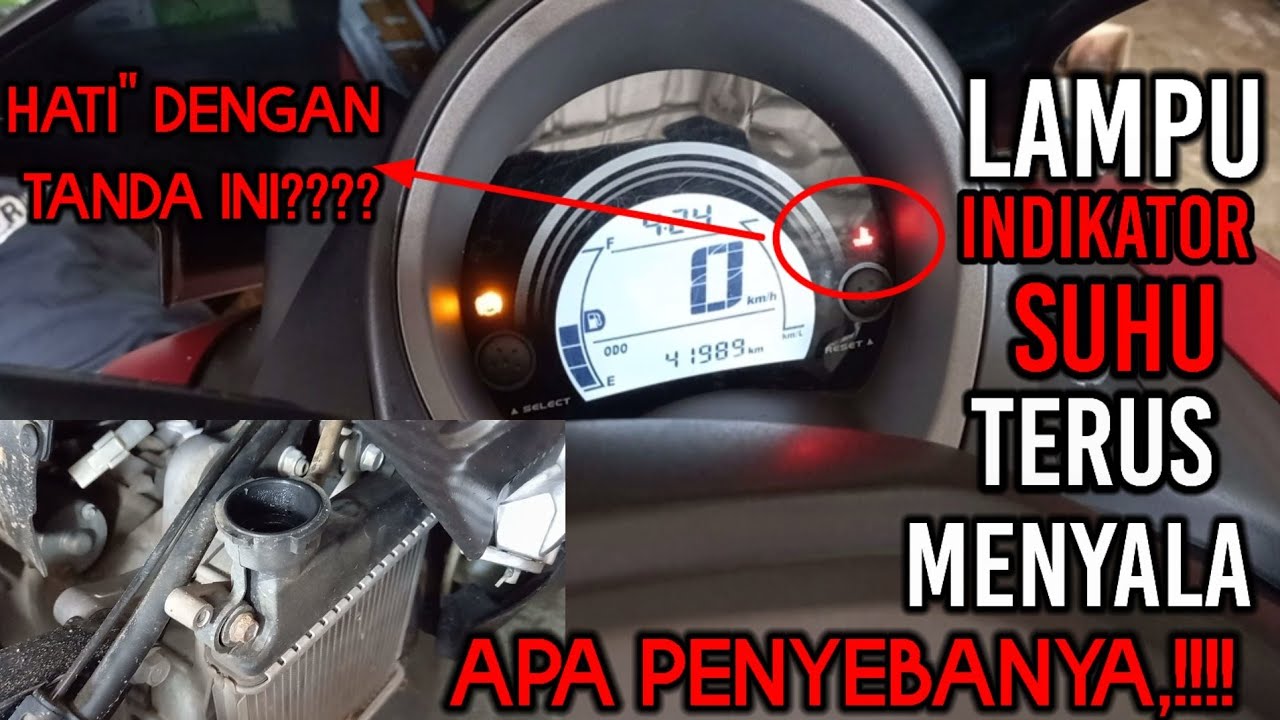 INDIKATOR SUHU YAMAHA NMAX MENYALA TERUS | TIPS MENGHILANGKAN TANDA INDIKATOR RADIATOR N MAX