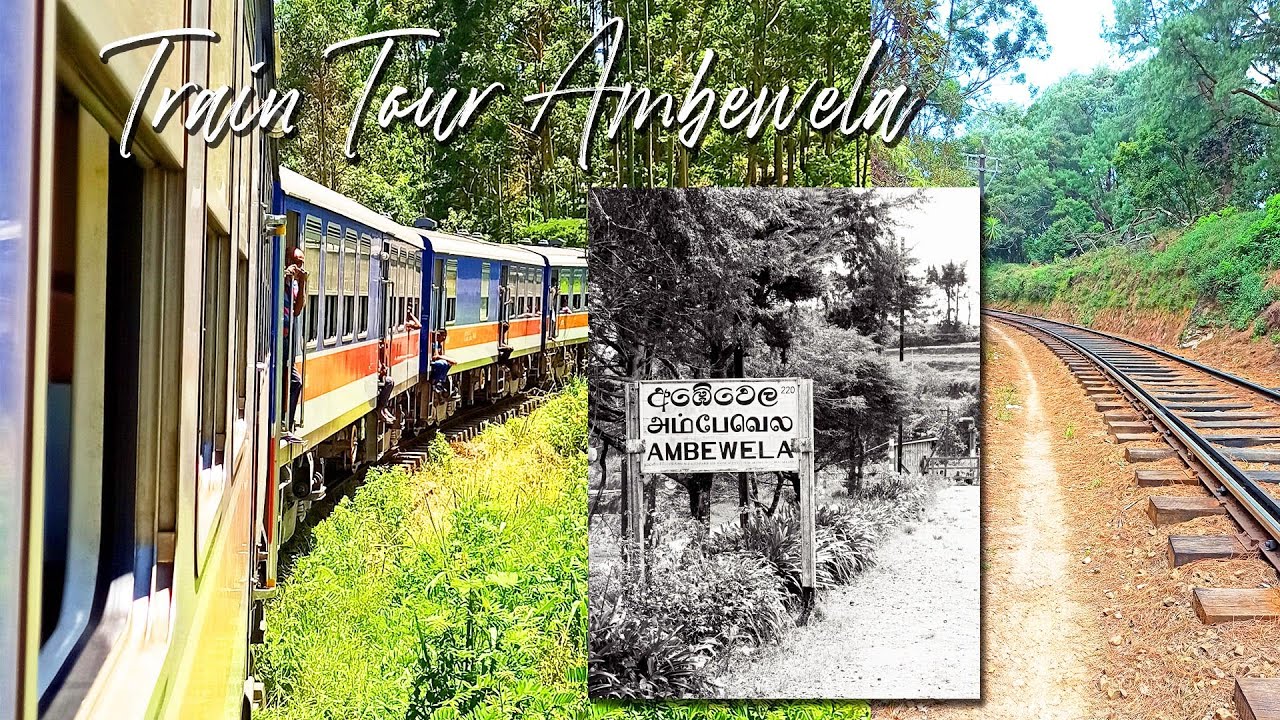Train Tour Ambewela Sri Lanka..