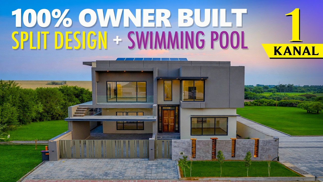 1 Kanal Split Design Luxury House for Sale in Bahria Town Phase 8 Rawalpindi | with Swimming Pool