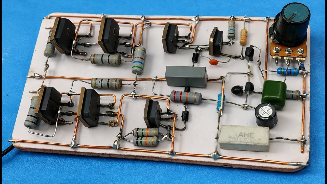 Driver Powerful Ultra Bass Amplifier 2000W at home (part1)