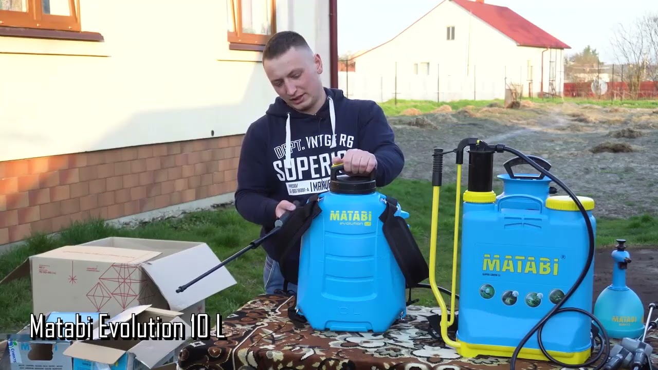 Акумуляторний обприскувач Матабі Еволюшен, 10 л
