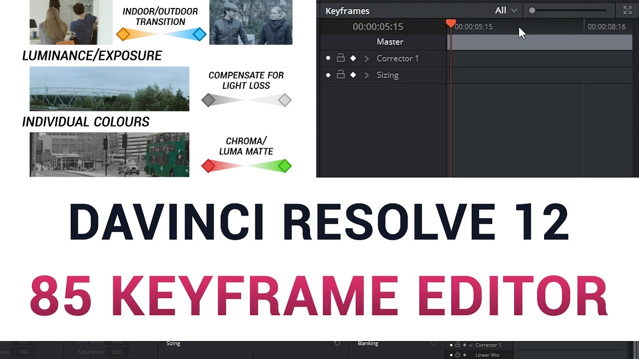 DaVinci Resolve 12 - 85 Keyframe Editor