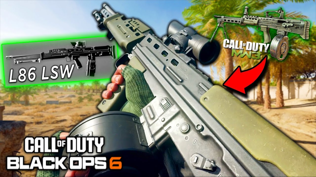 Classic MW3 OG L86 LSW Loadout Recreation Gunplay in Black Ops 6