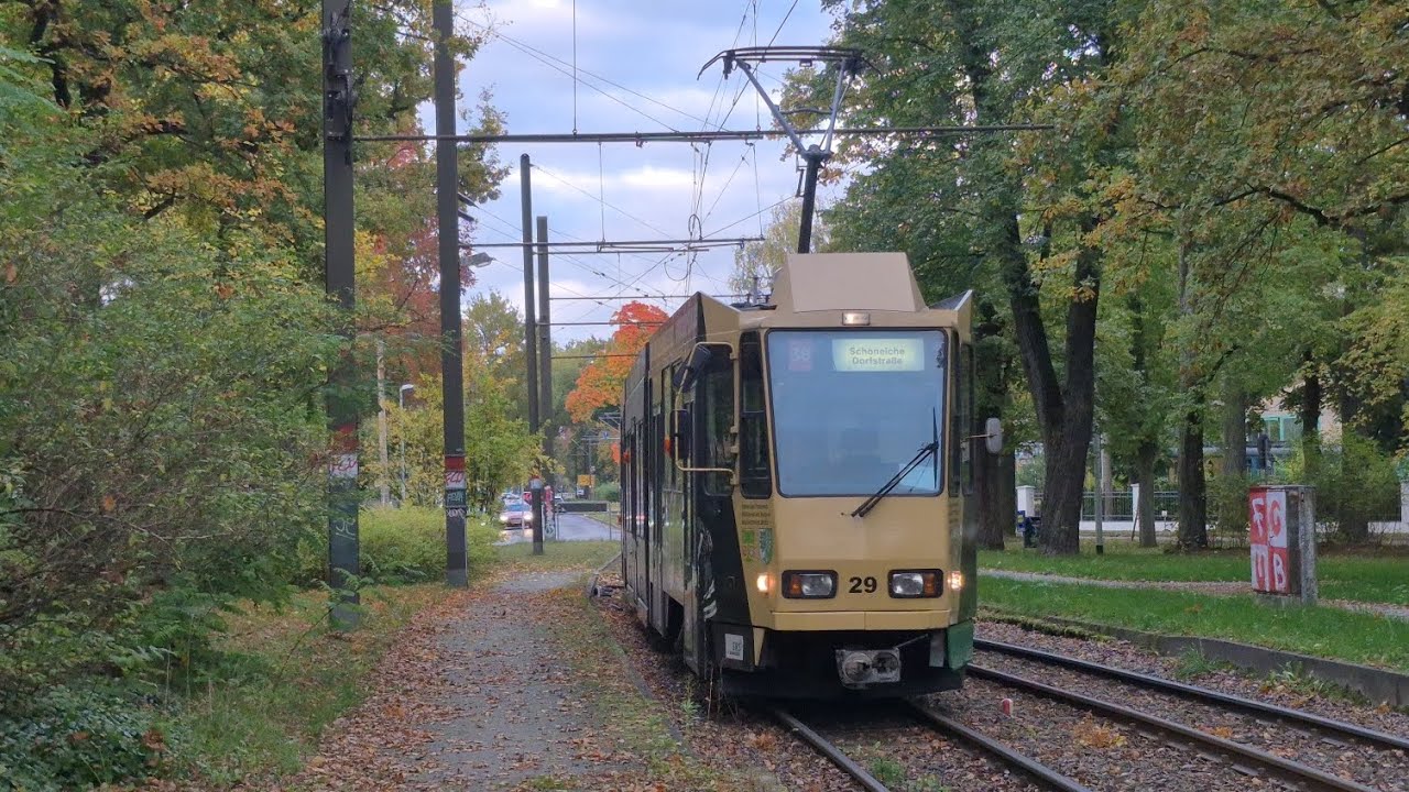 Tram Schöneiche-Rüdersdorf | Aussetzerfahrt in der 88 von Alt-Rüdersd. bis Rahnsdorfer Str. im KTNF6