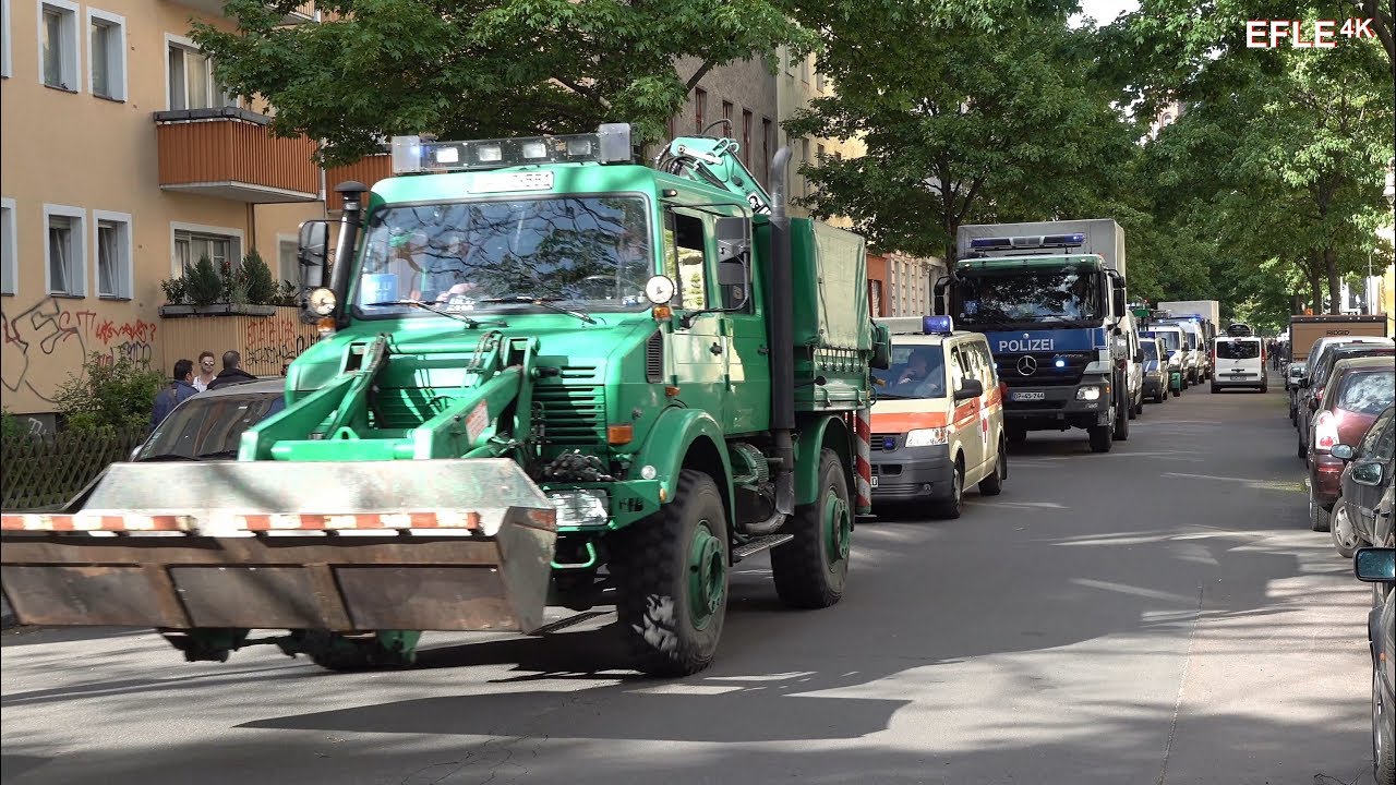 Chaos Einsatzfahrten zum 1. Mai in Berlin-Kreuzberg