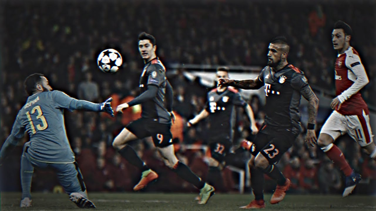 بايرن ميونخ ضد أرسنال 10-2 🤯 ذهاب واياب دوري الأبطال 2017 🔥 مباراة نارية 🔥👀