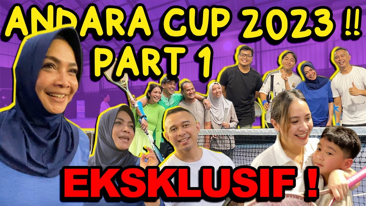 EKSLUSIF ANDARA CUP 2023 !! MAMA RIETA MAIN TENIS LAGI LAWAN ANAK MANTU !! @Rans Entertainment SERU