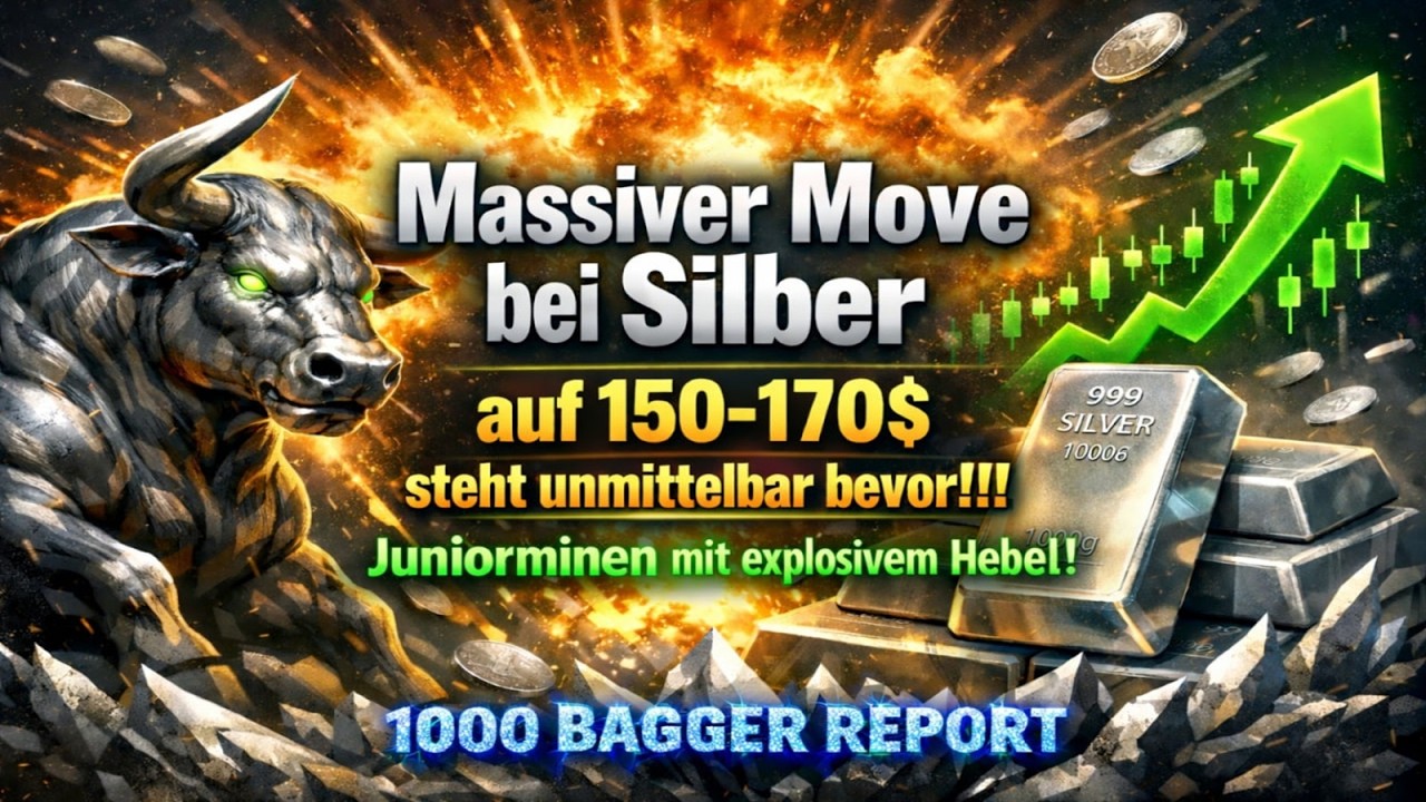 Massiver Move bei Silber auf 150-170$ steht unmittelbar bevor!!! Juniorminen mit explosiven Hebel!