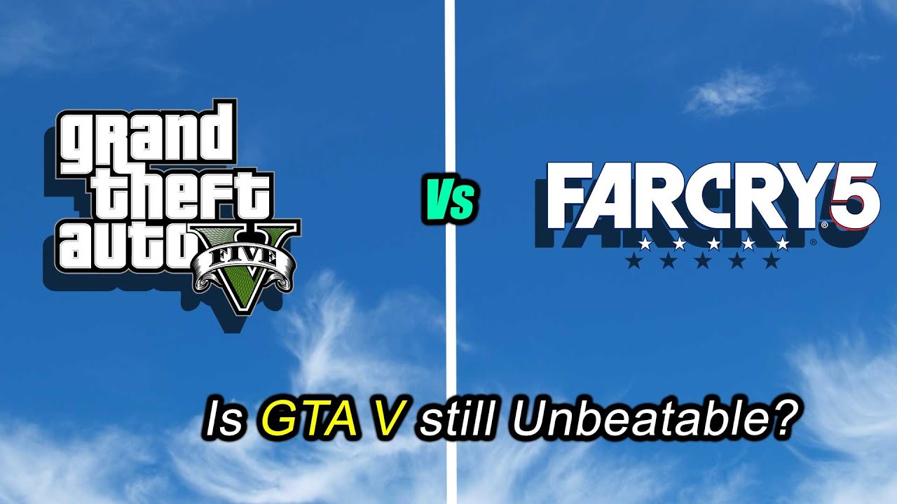 Is  GTA 5 2023 still UNBEATABLE? | GTA V vs Far Cry 5 4k