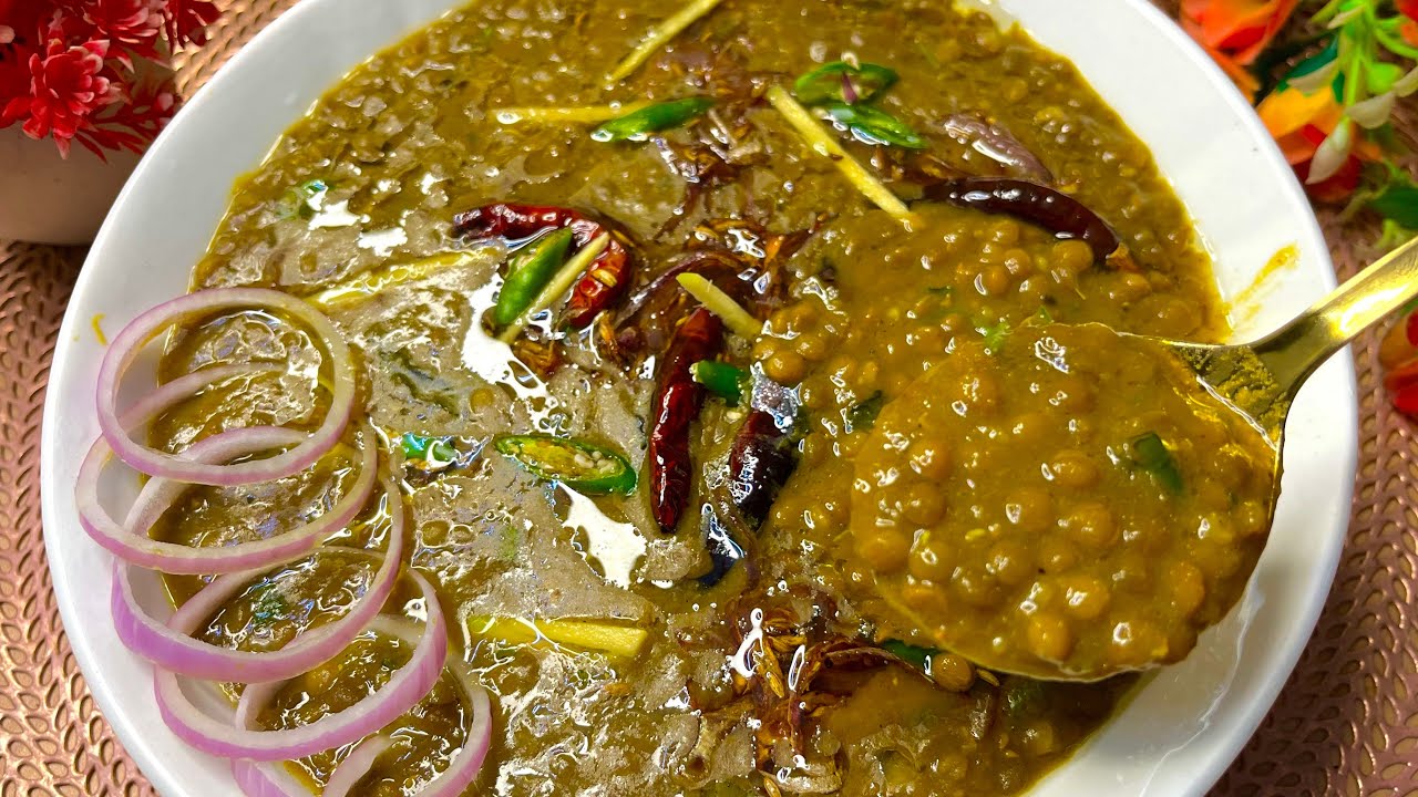 UP Style Delicious Kali Masoor Daal Tadhka Recipe👌How to Make Kali Masoor dal By zaika e Lucknow