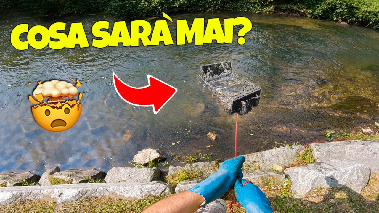 UNA CASSAFORTE? Ritrovamento INASPETTATO nel Fiume (Magnet Fishing)