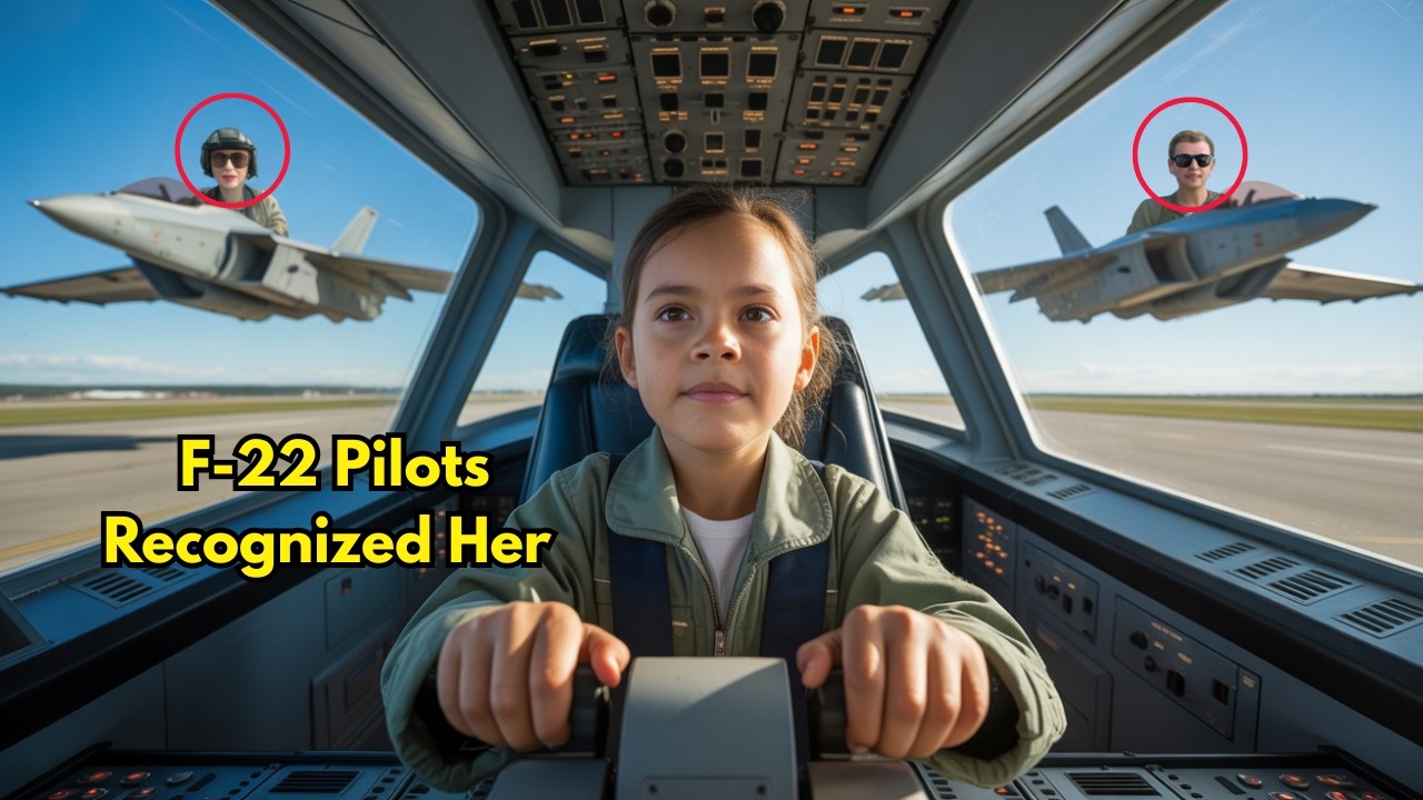 9-Year-Old Girl Lands the Plane — F-22 Pilots Asked: Are You the Legendary Pilot Reborn?