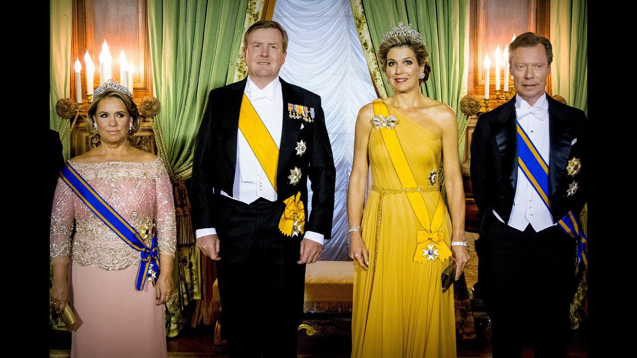 Willem-Alexander en Máxima op staatsbezoek in Luxemburg