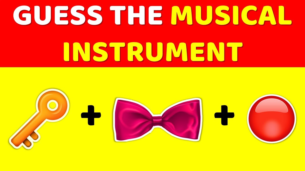 Can You Guess The Musical Instrument by emoji? | Emoji Challenge | Instrument quiz | Emoji Puzzles