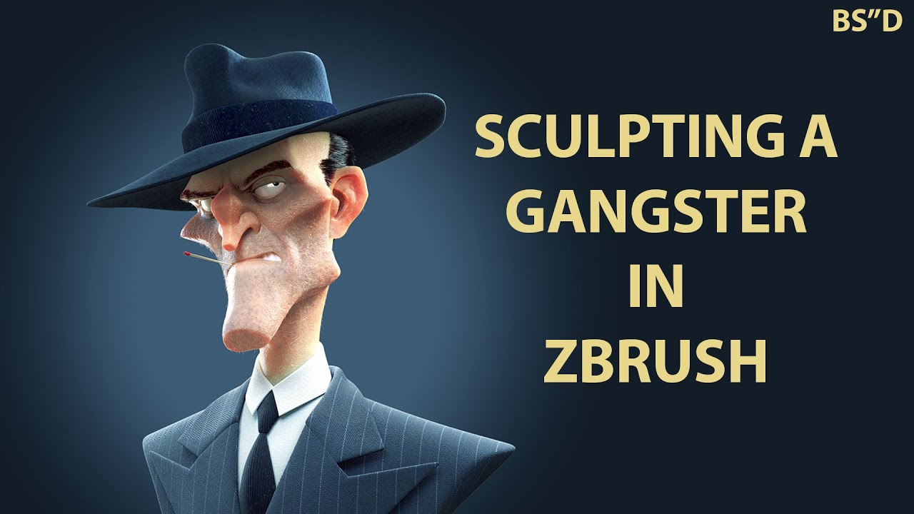Sculpting a Cartoon Character in Zbrush: The Gangster - Xploding Cube