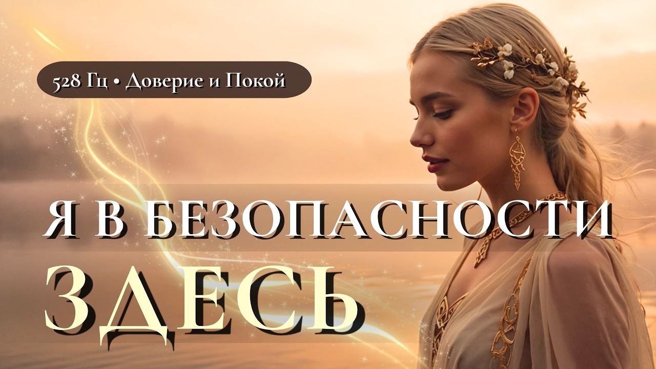 Я в безопасности здесь ✨ | Песня-Аффирмация Покоя и Доверия | 528 Гц