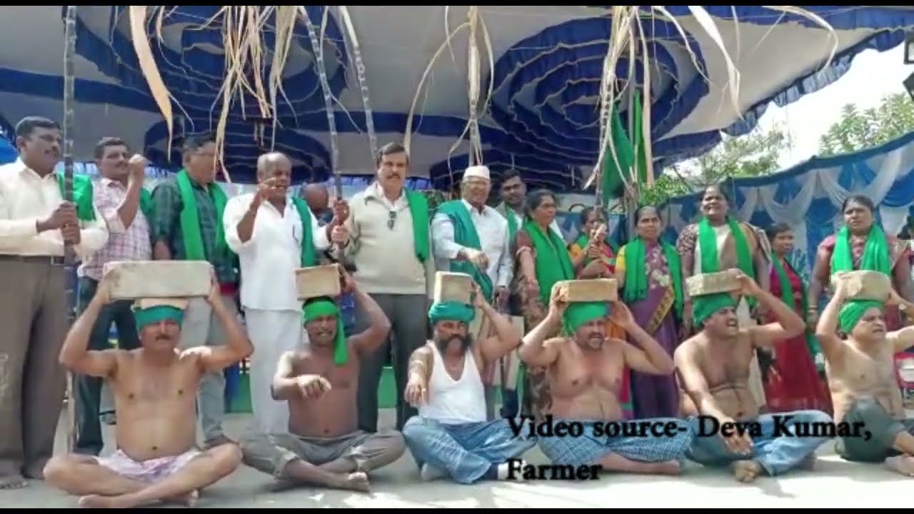 9th day of sugarcane farmers protest