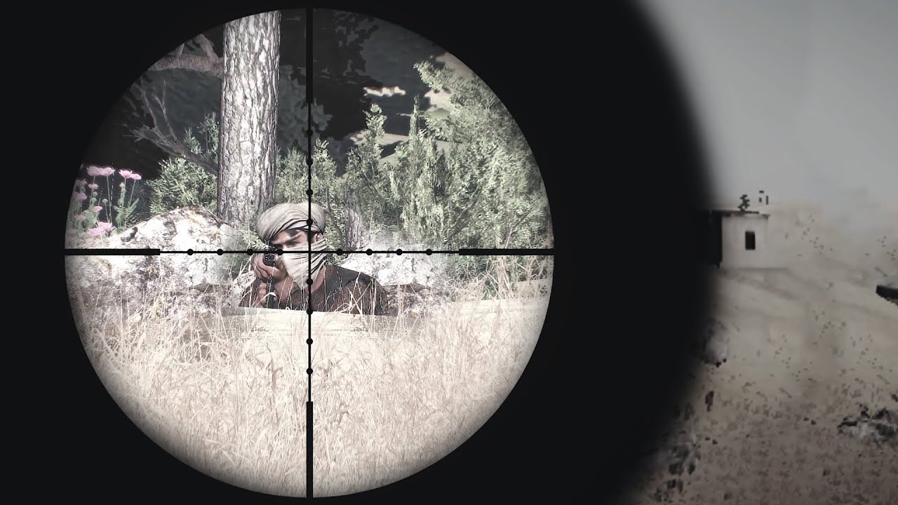 Sniping in Iraq (800 M HEADSHOT) ARMA 3: Milsim