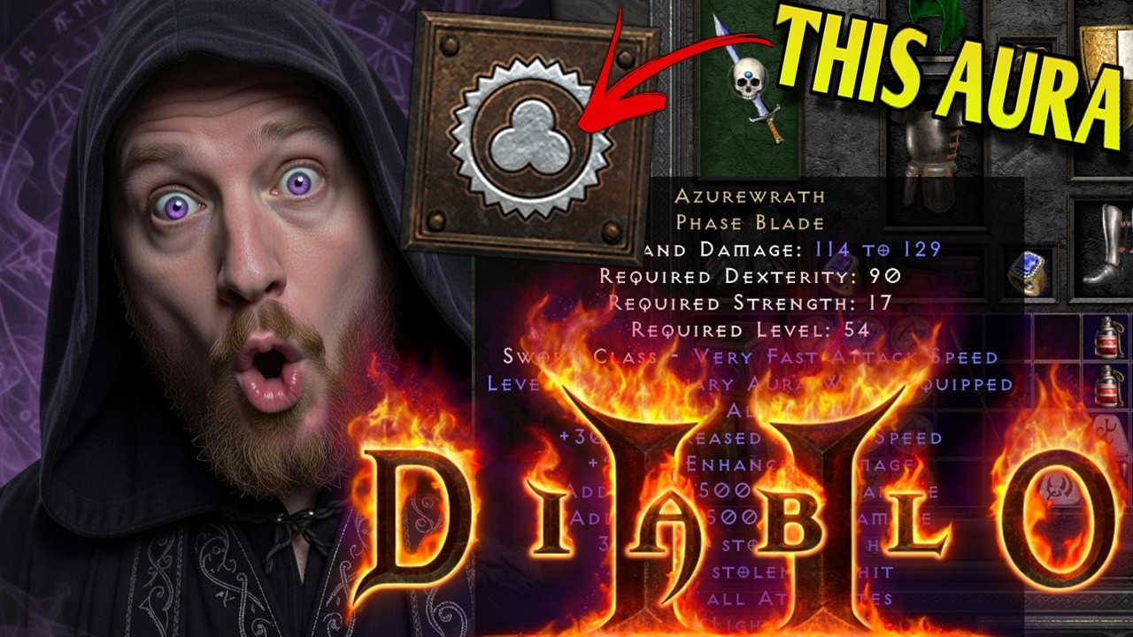 Azurewrath (Unique Sword) is GODLY with Echoing Strike | Diablo 2 Resurrected