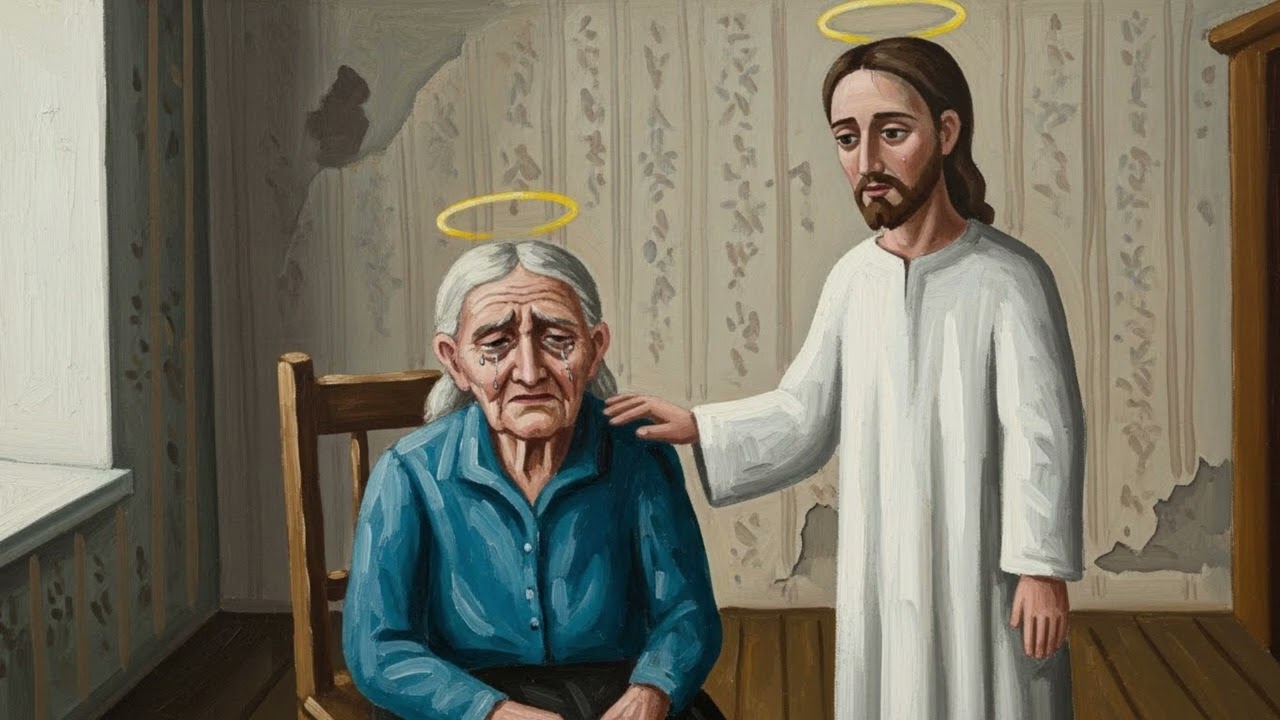 Elderly woman thought she was alone... until Jesus stayed