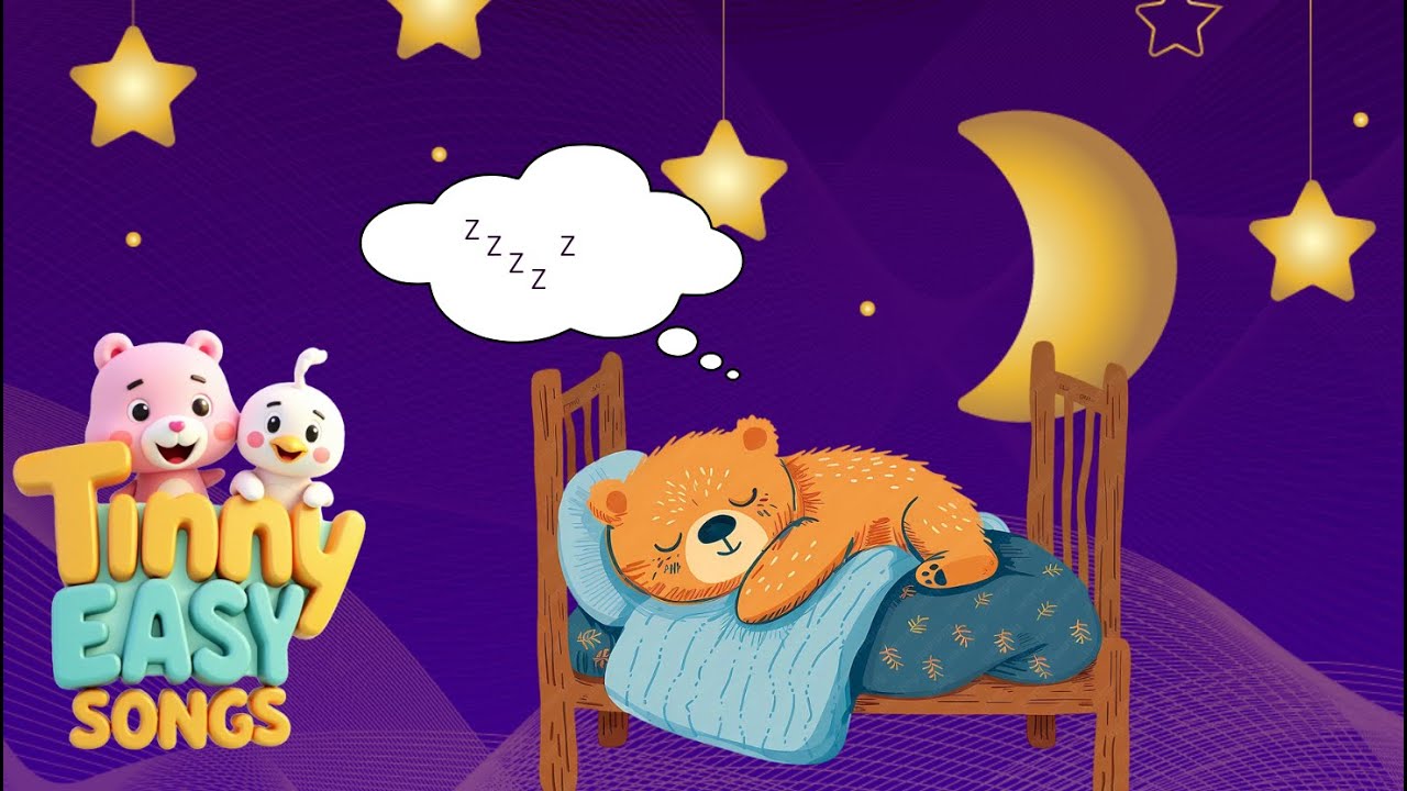 Sleepy Bear 🧸 Bedtime Song for Toddlers 💤 Gentle Sleep Music