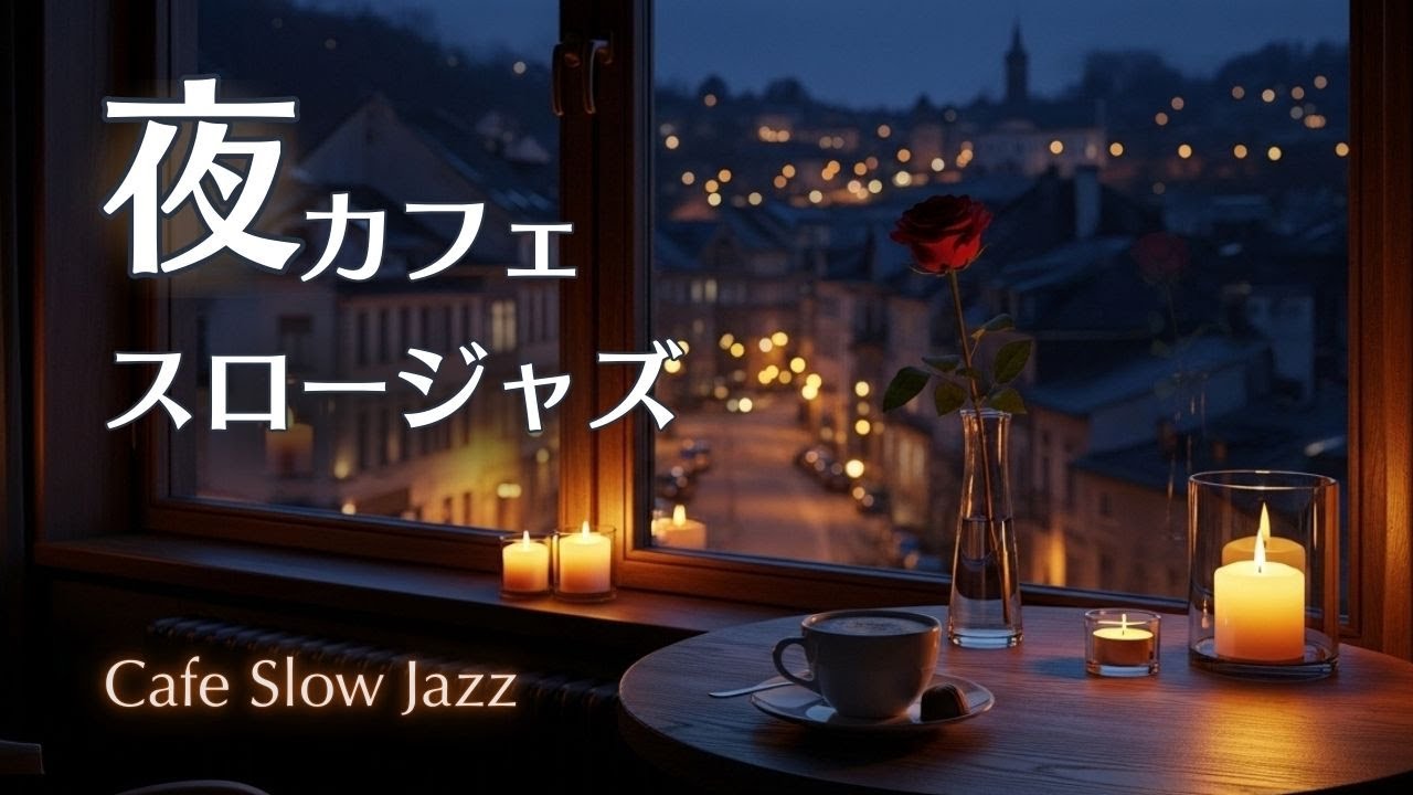 深夜カフェのスロージャズ｜心を整えるリラックスBGM【癒し・夜のリラックス】