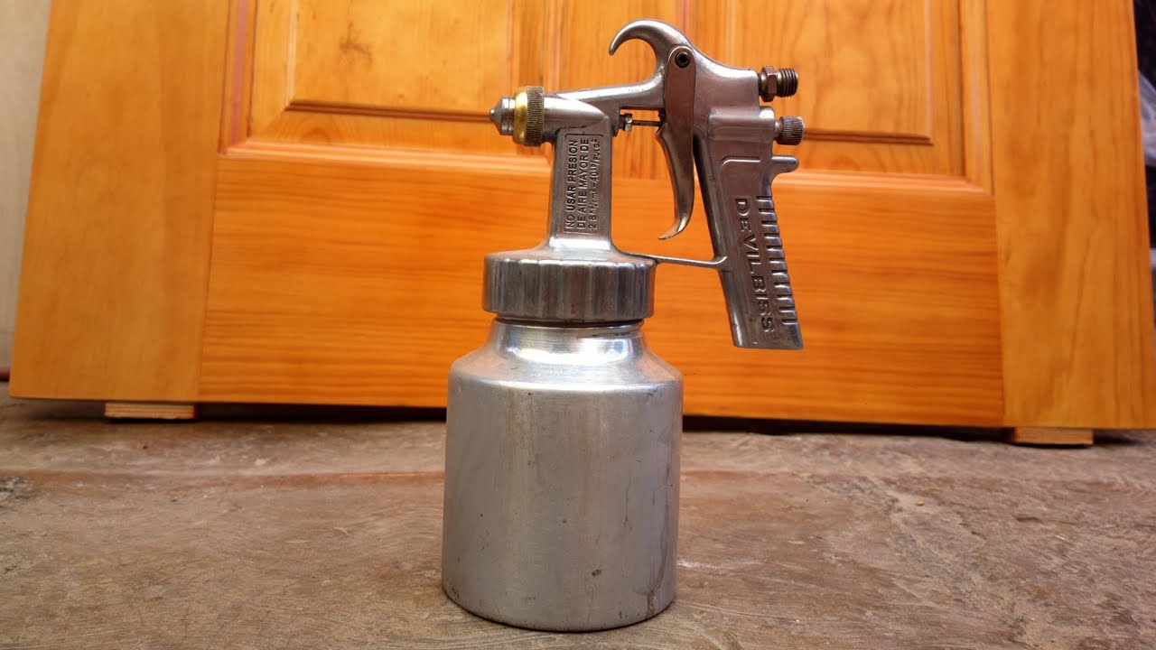 Uso de la Pistola de Aire para Aplicar Barniz. 1/3 Varnish 漆 Лак