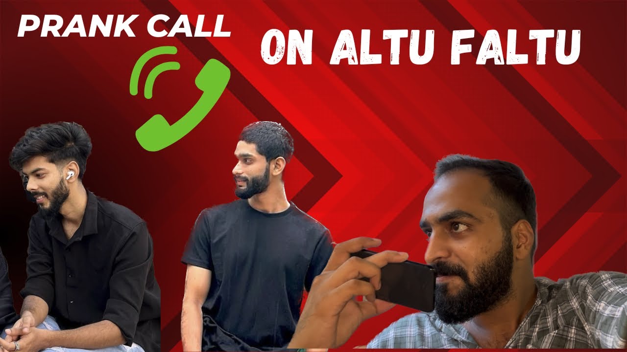 Prank call on @AaltuFaltu0204 🙈 || AtrangiArsalaan❤️