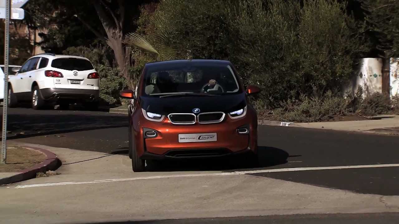 BMW i3 Concept Coupe Charging and Coast Driving