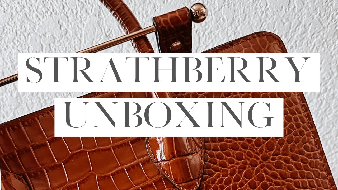 Strathberry Midi Croc Tote | Unboxing, What Fits & First Impressions