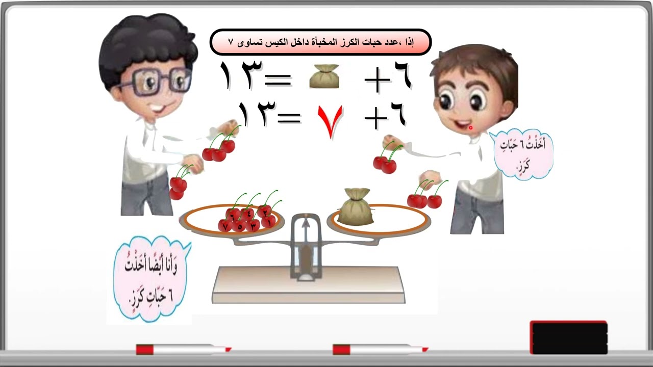 إيجاد العدد المجهول  8 8