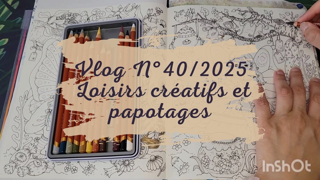 Vlog n°40/2025 - Je reteste les derwents drawing