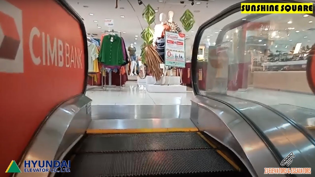 8 Hyundai Escalators at Sunshine Square, Bayan Baru, Penang, Malaysia.