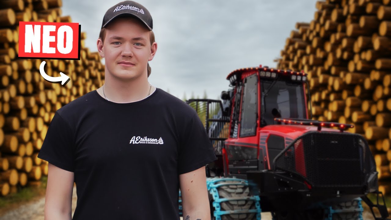 HÄNG MED NEO I SKOTAREN - Komatsu 855 i gallring