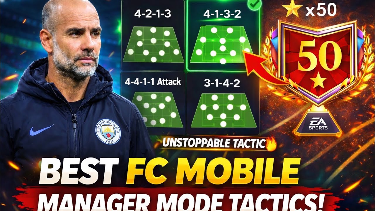 This FC Mobile Tactic Wins Almost Every Match! 😳 | Best Manager Mode Setup