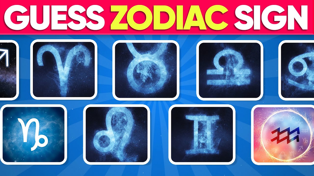 Watch This the BEST ZODIAC SIGNS Quiz Game! How Many ZODIACS Can You Guess? 🔮