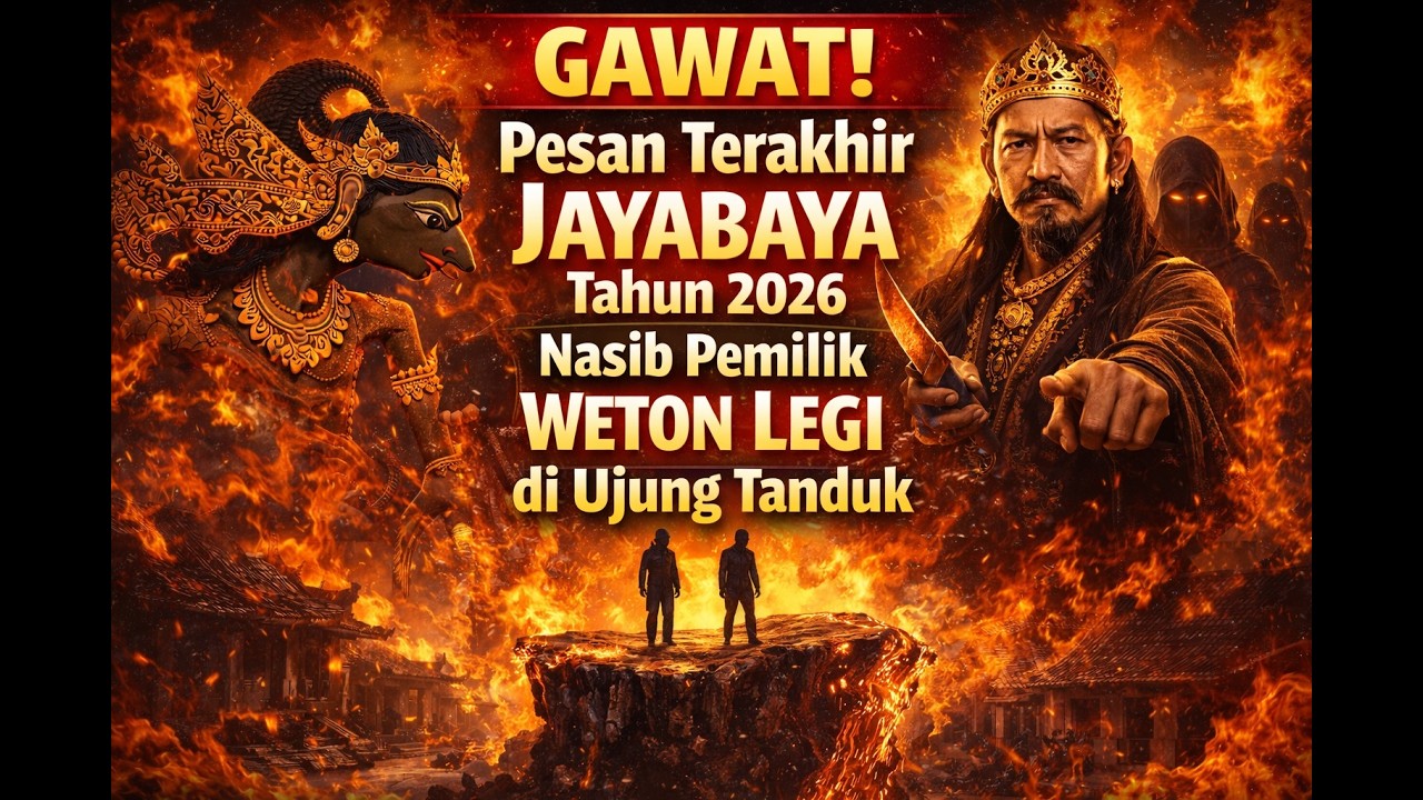 GAWAT! Pesan Terakhir Jayabaya Tahun 2026 Nasib Pemilik Weton Legi di Ujung Tanduk
