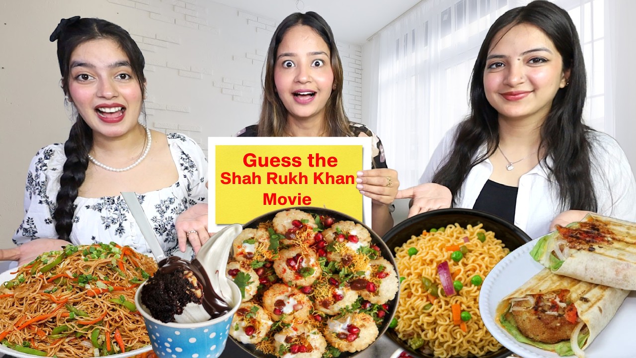Guess the SRK Movie Food Eating Challenge | Food Challenge