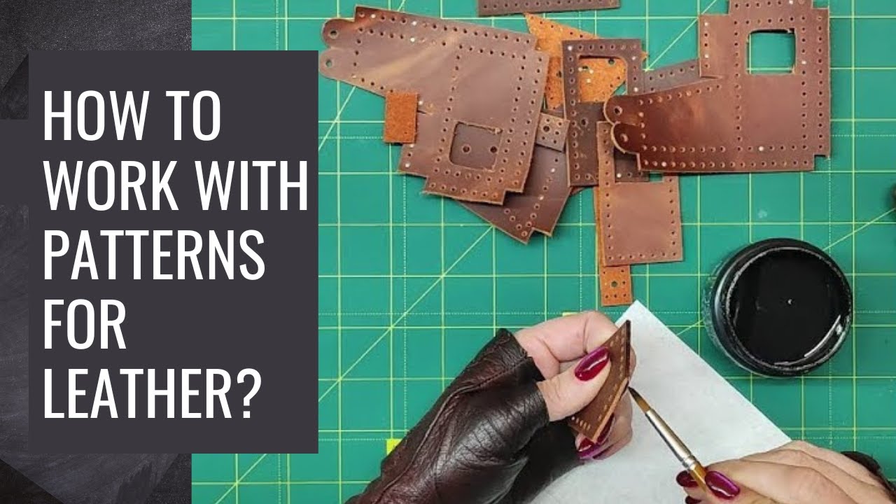 Leathercraft Basics | How to Work with Leather Patterns & Stitching
