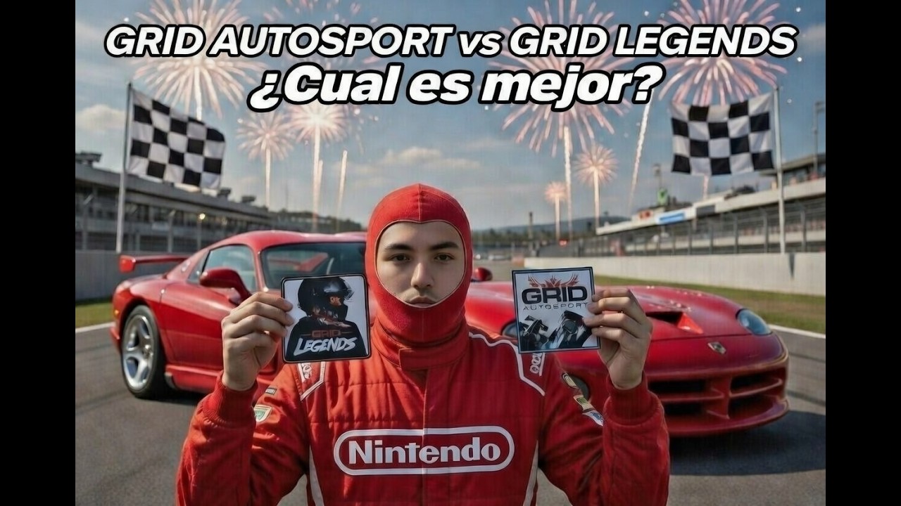¿Cuál es el MEJOR juego de CARRERAS para Switch 2? GRID Legends vs Autosport