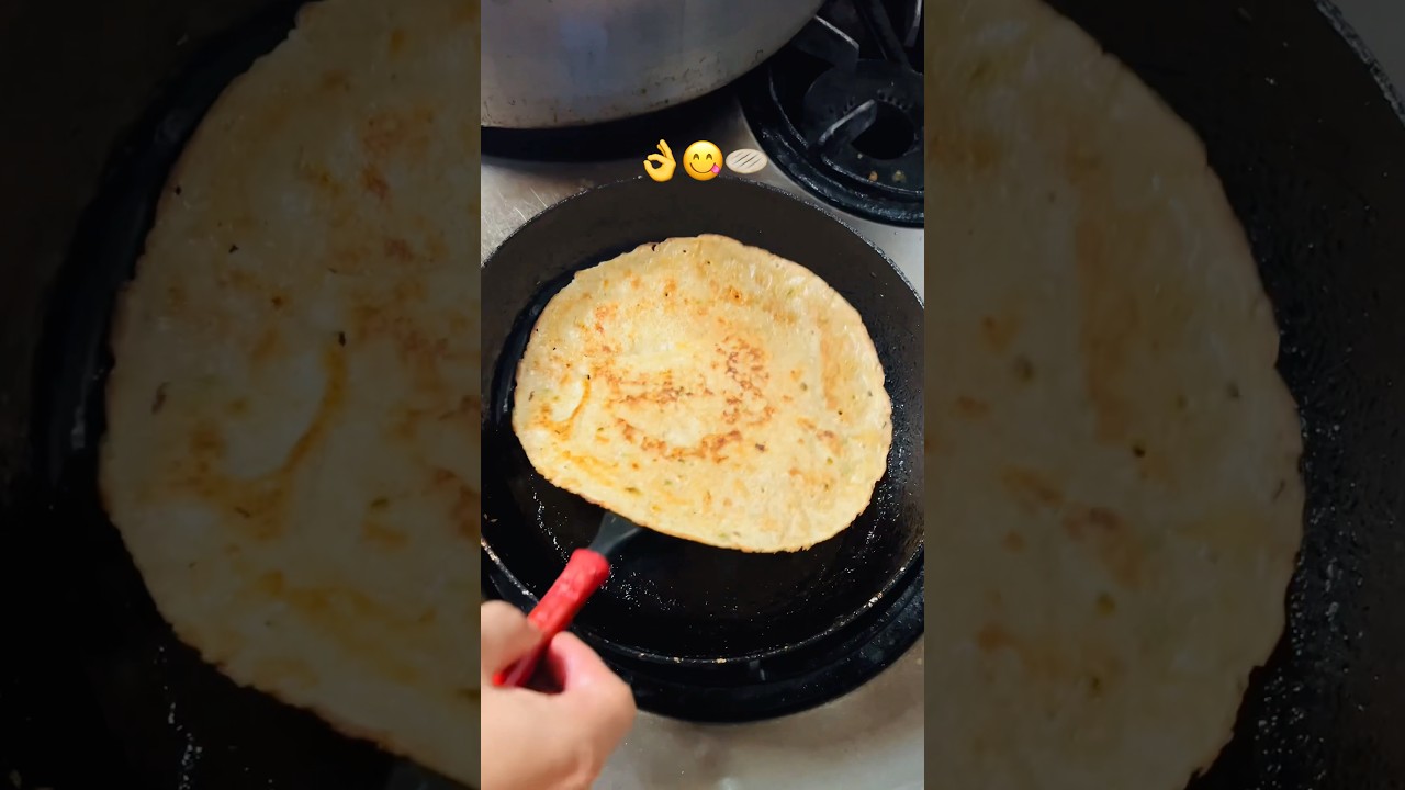 Buckwheat Roti Made EASY with Liquid Batter 🫓👌😋 #shorts #shortsfeed #cookingshorts#buckwheat