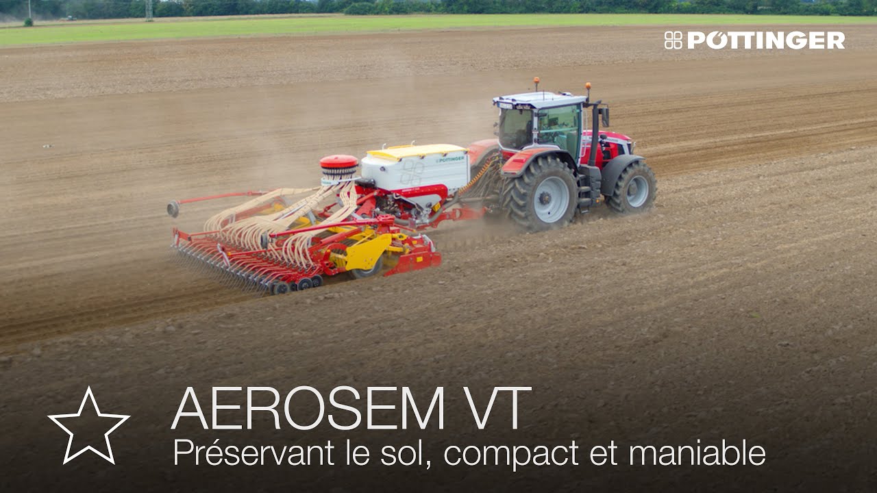 PÖTTINGER - AEROSEM VT - Combiné de semis trainé - Vos avantages