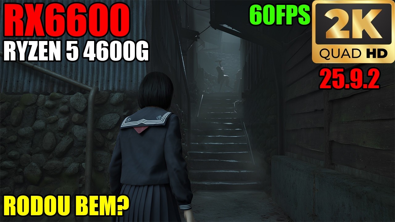 🔥 Silent Hill F em 1440p &ndash; RX 6600 AGUENTA BEM? [Teste Completo]